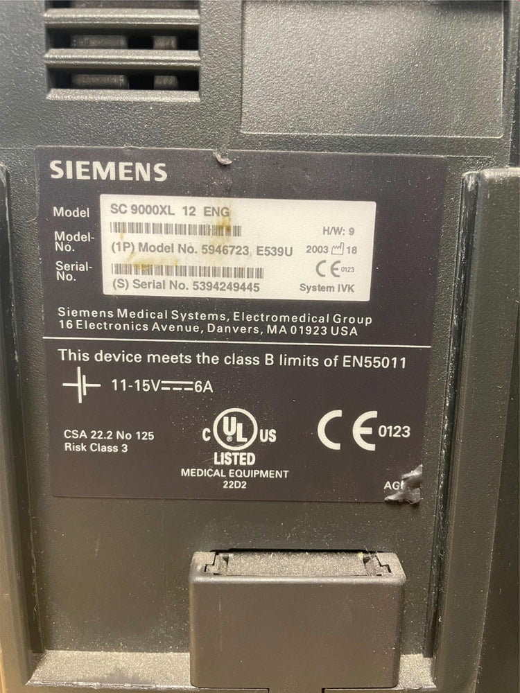 
                  
                    Siemens SC 9000XL Monitor 5946723
                  
                