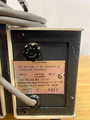 
                  
                    PILLING 52-1147 Endoscopy Illuminator Fiber Optic Light Source
                  
                