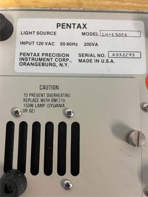 
                  
                    PENTAX Light Source LH-150PA
                  
                