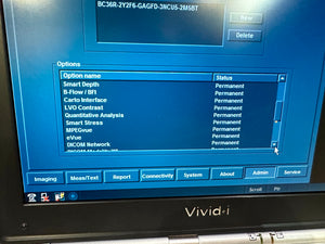 
                  
                    BT12 GE VIVID I PORTABLE ULTRASOUND MACHINE &3S -RS PROBE 2007, ALL OPTIONS
                  
                