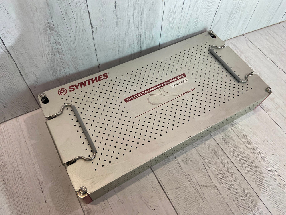 
                  
                    Synthes Titanium Trochanteric Fixation Nail Insertion Set 20.25"x10"x3"
                  
                