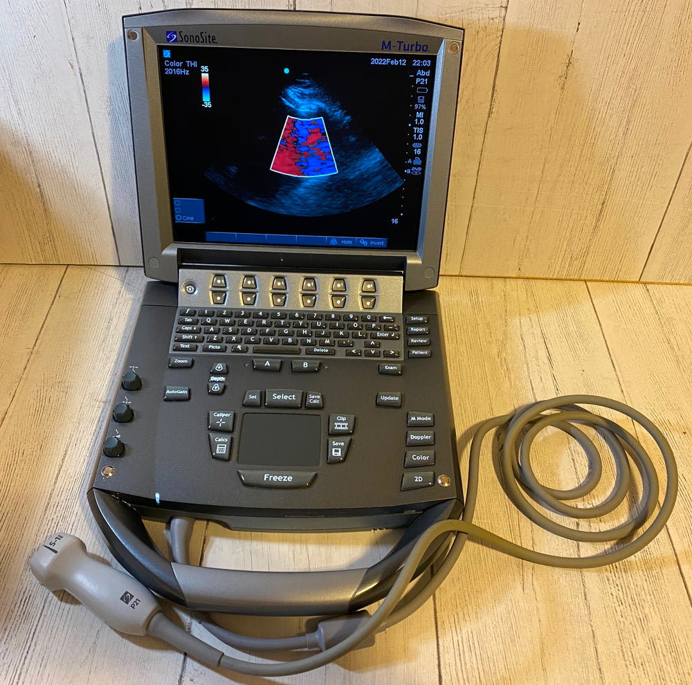 
                  
                    Sonosite M-Turbo Portable Ultrasound 2010 with Phased Array Probe P21
                  
                
