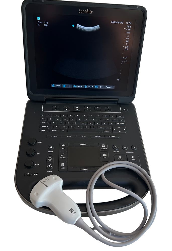 Sonosite Edge II Ultrasound 2017/Color Package DICOM, with rC60Xi Probe