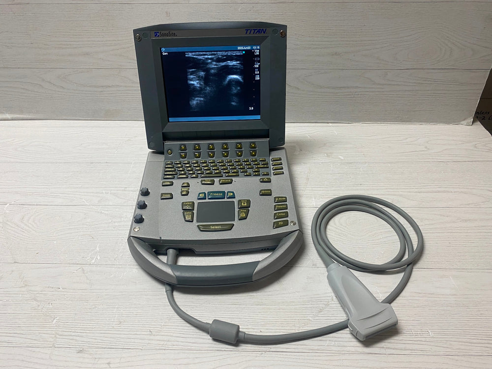 Sonosite Titan Portable Ultrasound -With Linear Array L38 and Convex C60 probes