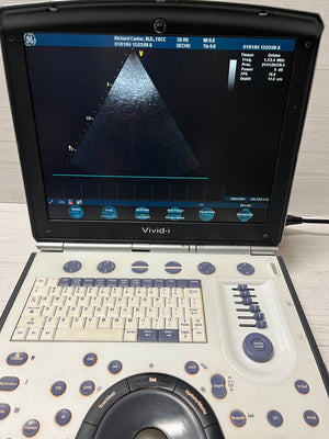 
                  
                    GE Vivid I Color Doppler Ultrasound Scanner, with 3s-RS cardiac & Linear L8-RS
                  
                