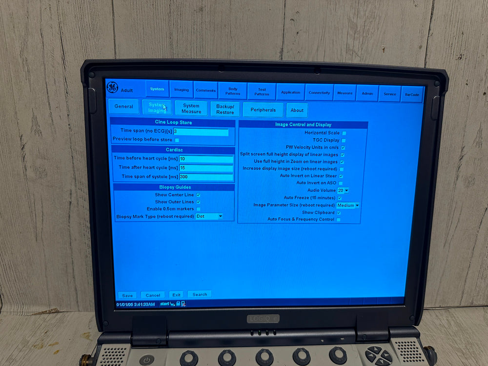 
                  
                    GE LOGIQ E Ultrasound 2006, Vascular, OBGYN, MSK
                  
                