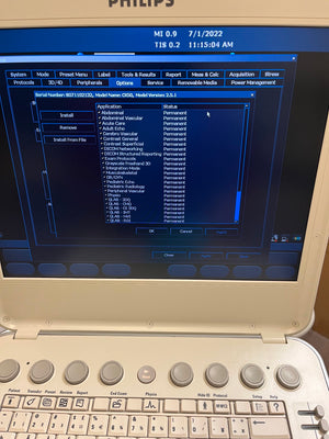 
                  
                    Philips CX50 Ultrasound Scanner Machine 2011 with cart
                  
                
