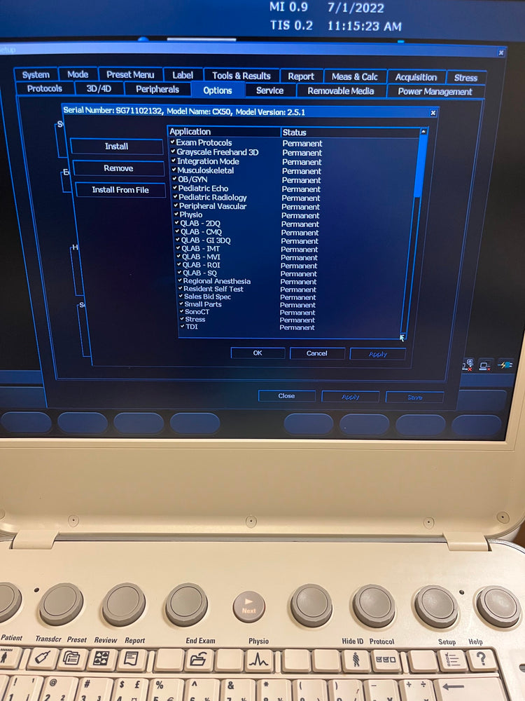 
                  
                    Philips CX50 Ultrasound Scanner Machine 2011 with cart
                  
                