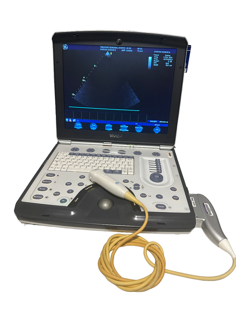 
                  
                    GE Vivid I Color Doppler Ultrasound & 3S-RS Phased Array Cardiac Probe 2012
                  
                