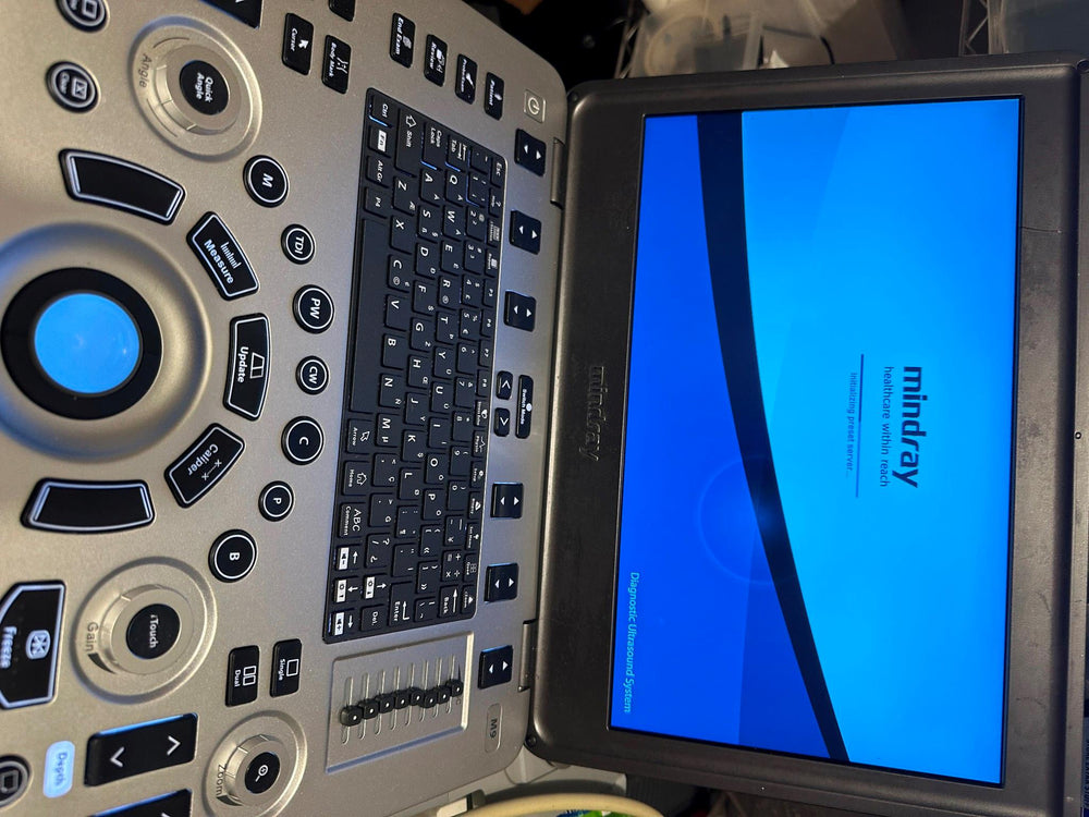 
                  
                    Mindray M9 Portable Ultrasound With  Two Probes (L12-4S) (C5-1S) DOM 2015
                  
                