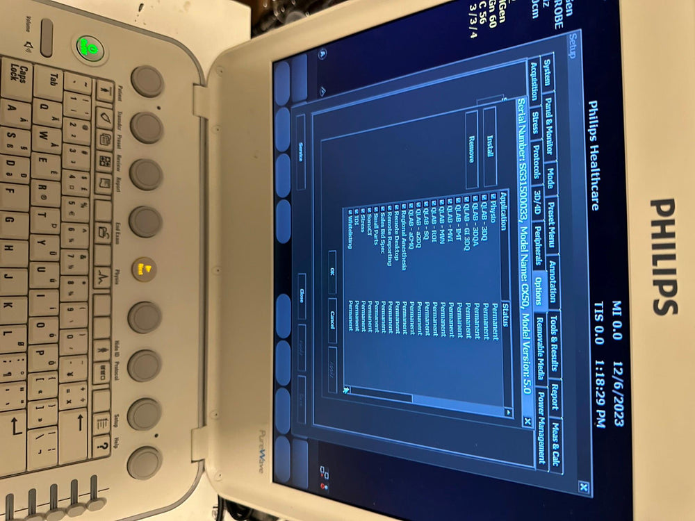 
                  
                    Philips CX50 2015 Portable Ultrasound Scanner Machine-Rev 5.0.0 All Options Open
                  
                