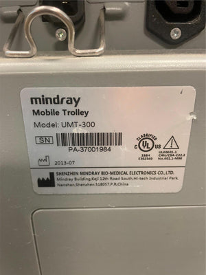 
                  
                    Mobile Trolley-Cart for Ultrasound Machine: Mindray UMT-300
                  
                