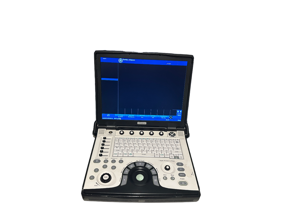 
                  
                    GE Vivid E Color Doppler Ultrasound Scanner, CW  2014
                  
                