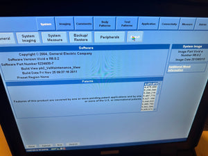 
                  
                    GE Vivid E Color Doppler Ultrasound Scanner, CW  2014
                  
                