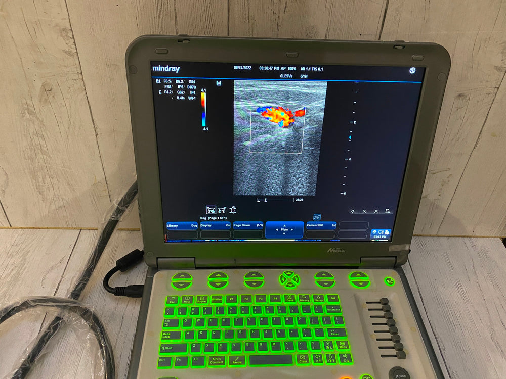 
                  
                    MindRay M5 Vet veterinary Ultrasound with equine/bovine rectal probe  6LE5VS
                  
                