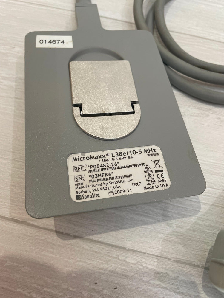 
                  
                    Linear Array L38e/10-5Mhz For Sonosite MicroMaxx 2009
                  
                