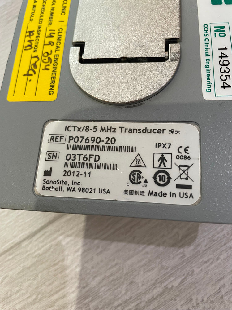 
                  
                    Sonosite ICTx/8-5 MHz Ultrasound Probe
                  
                
