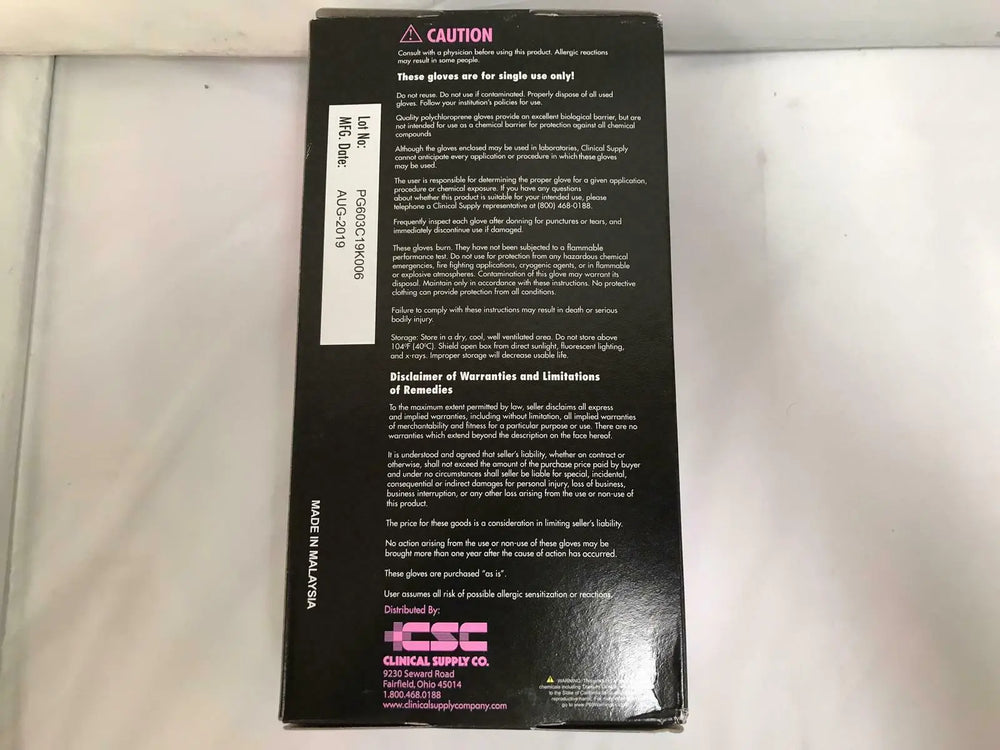 
                  
                    Lot of 2 - CSC Pink Posi-Prene Edge P3400PF, Small, Box of 100 Gloves | CEJ-66
                  
                