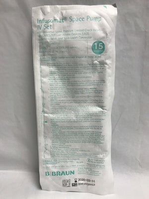 
                  
                    BRAUN Infusomat Space Pump IV Set
                  
                