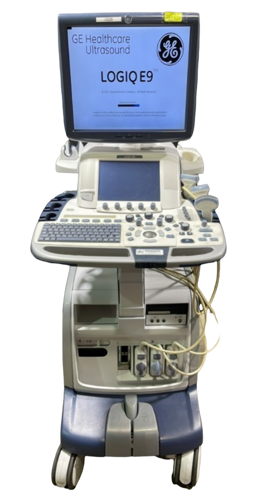 
                  
                    GE LOGIQ E9 ULTRASOUND MACHINE WITH 4 PROBES (S1-5, 9L-D, ML6-15,C1-5) 2009
                  
                