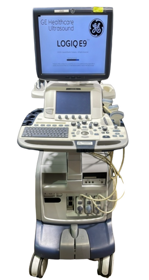 
                  
                    GE LOGIQ E9 ULTRASOUND MACHINE WITH 4 PROBES (S1-5, 9L-D, ML6-15,C1-5) 2009
                  
                