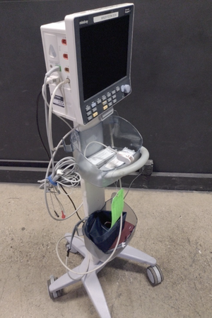 
                  
                    Mindray Passport V Portable Patient Monitor As pictured with the cart
                  
                