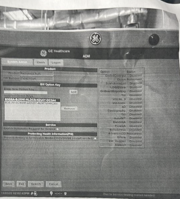 
                  
                    GE LOGIQ S7 EXPERT ULTRASOUND MACHINE  (DOM: 4/2014)
                  
                