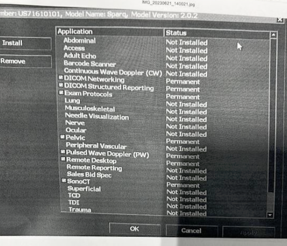 
                  
                    PHILIPS SPARQ ULTRASOUND MACHINE (DOM: 7/2016)
                  
                