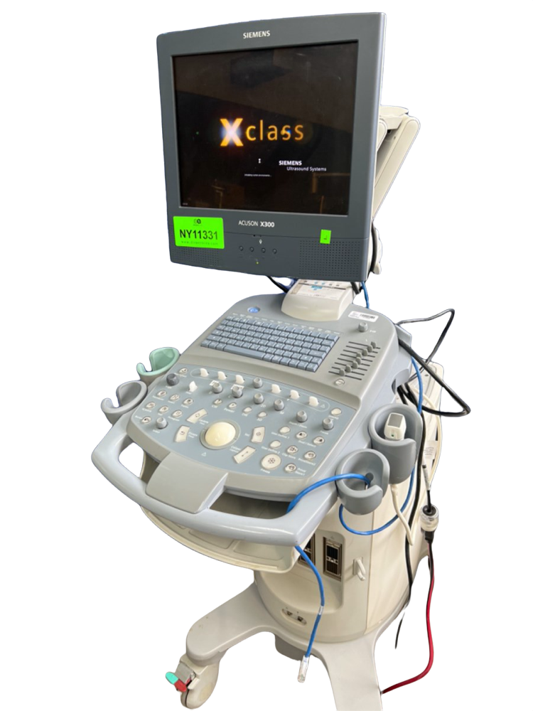 Siemens Acuson X300 ultrasound Machine with one cardiac probe  2007